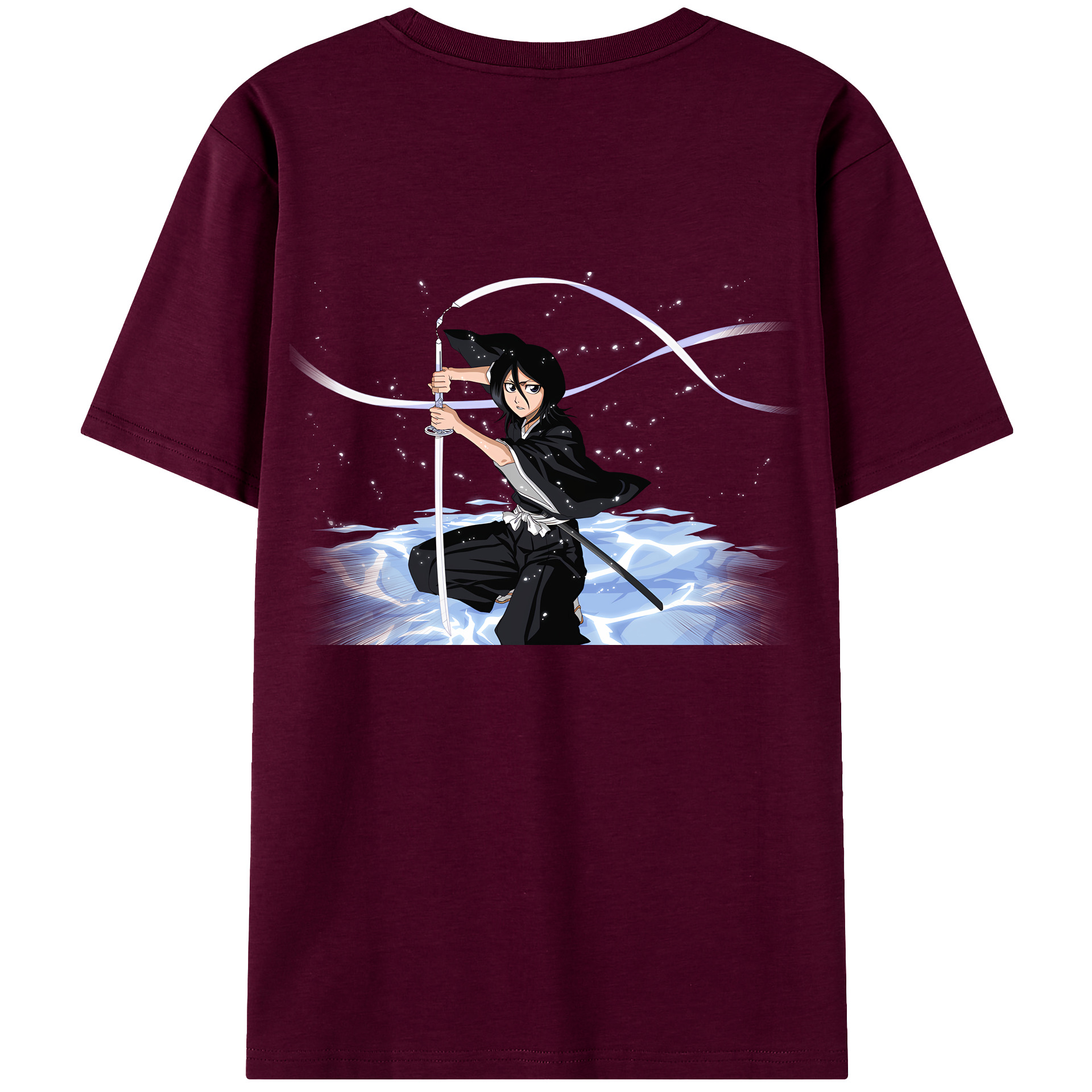（画像用） ブリーチ 朽木ルキア BLEACH Kuchiki Rukia レディース半袖Tシャツ(バックプリント)